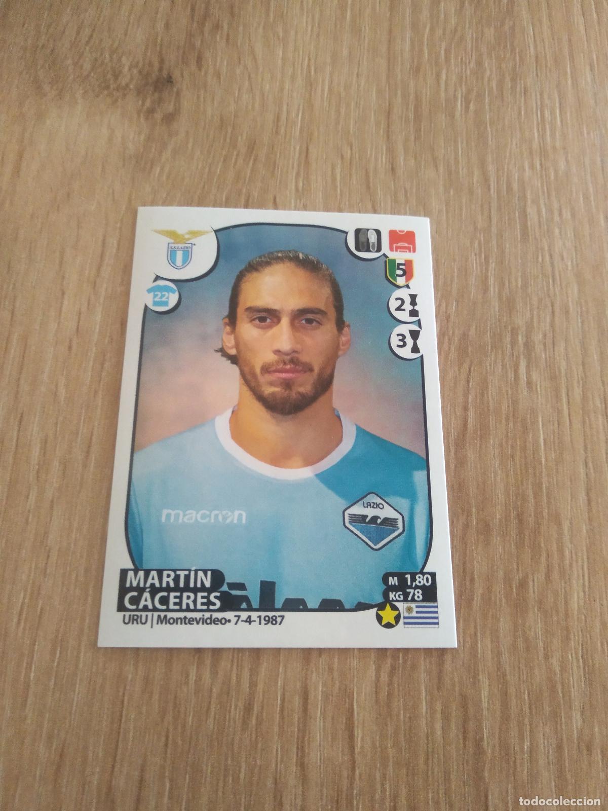 Cromos de f&uacute;tbol: M34 MARTIN CACERES LAZIO CROMO FUTBOL PANINI LIGA ITALIA 17-18 CALCIATORI 2017-2018