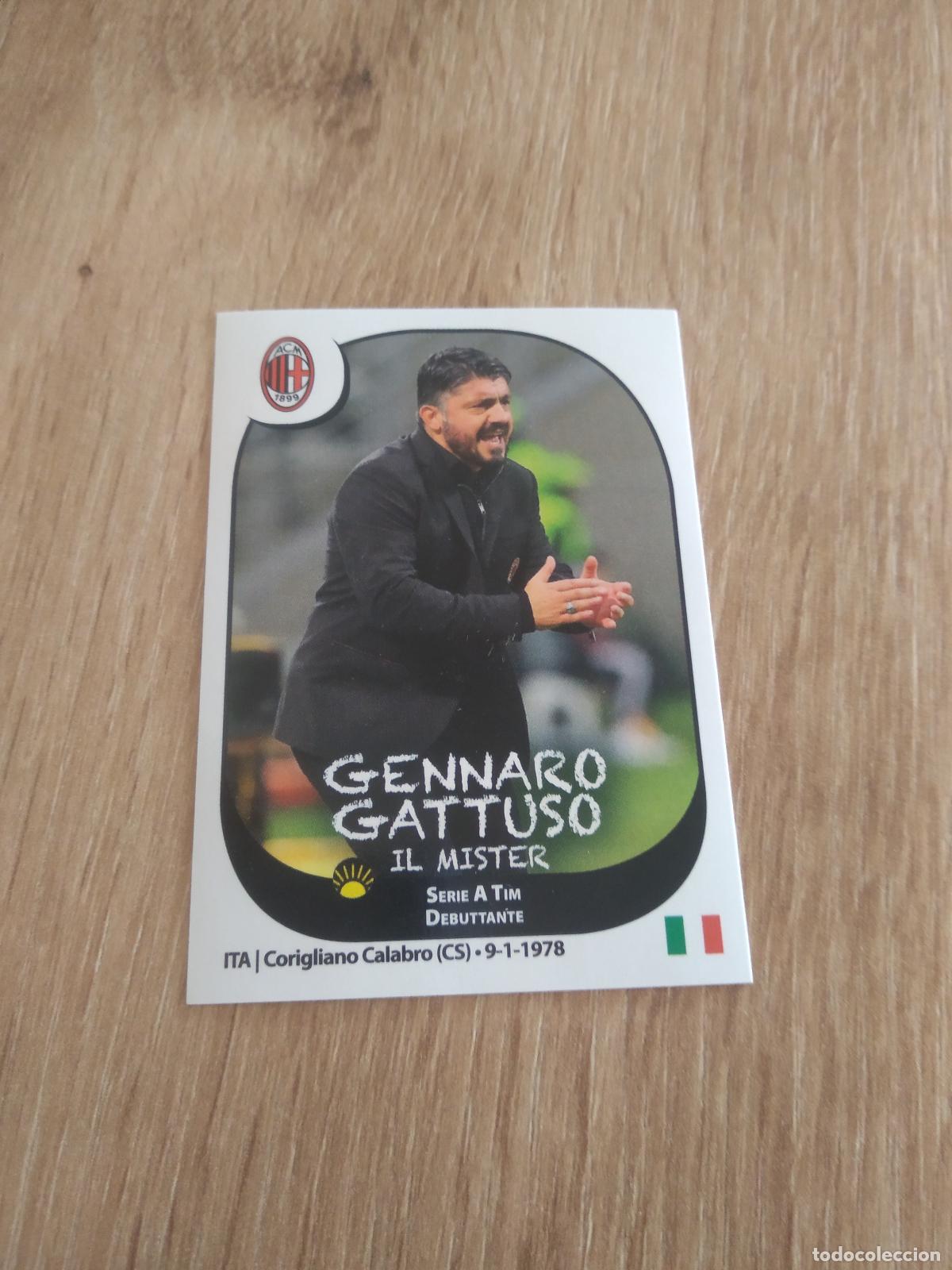 Cromos de f&uacute;tbol: M35 GATTUSO AC MILAN CROMO FUTBOL PANINI LIGA ITALIA 17-18 CALCIATORI 2017-2018