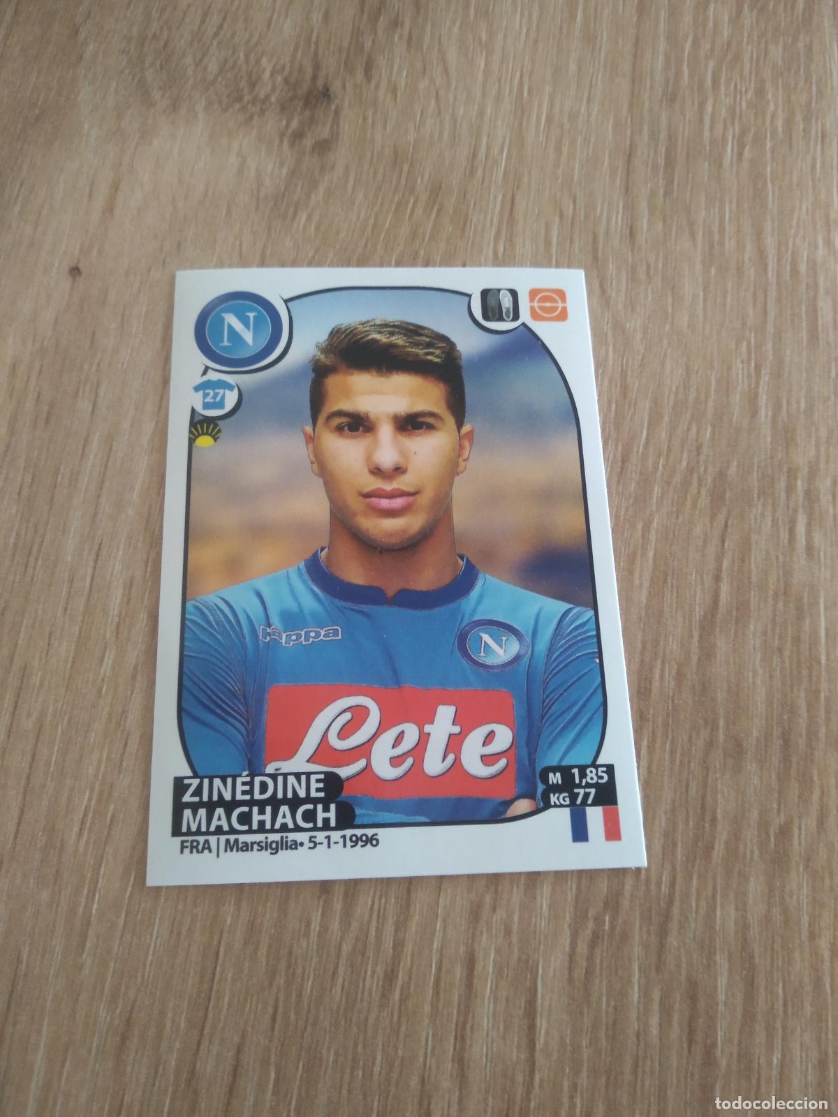Cromos de f&uacute;tbol: M36 ZINEDINE MACHACH NAPOLES NAPOLI CROMO FUTBOL PANINI LIGA ITALIA 17-18 CALCIATORI 2017-2018