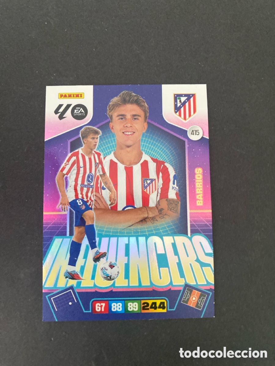 Cromos de f&uacute;tbol: Cromo Adrenalyn 25/26 Atl&eacute;tico de Madrid N* 415