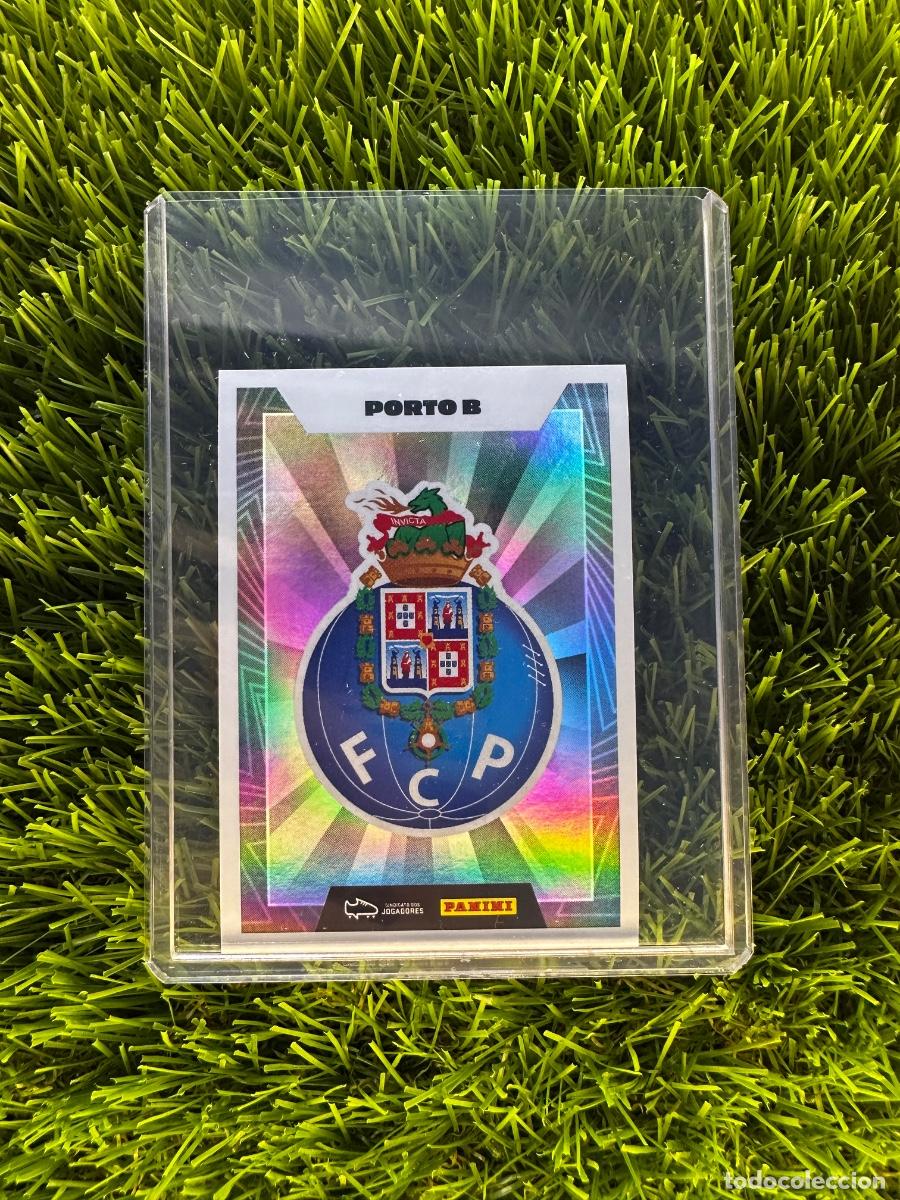 Cromos de f&uacute;tbol: N&ordm; 419 Escudo Oporto B Escudos Liga SabSeg Futebol Liga Portuguesa 23 24