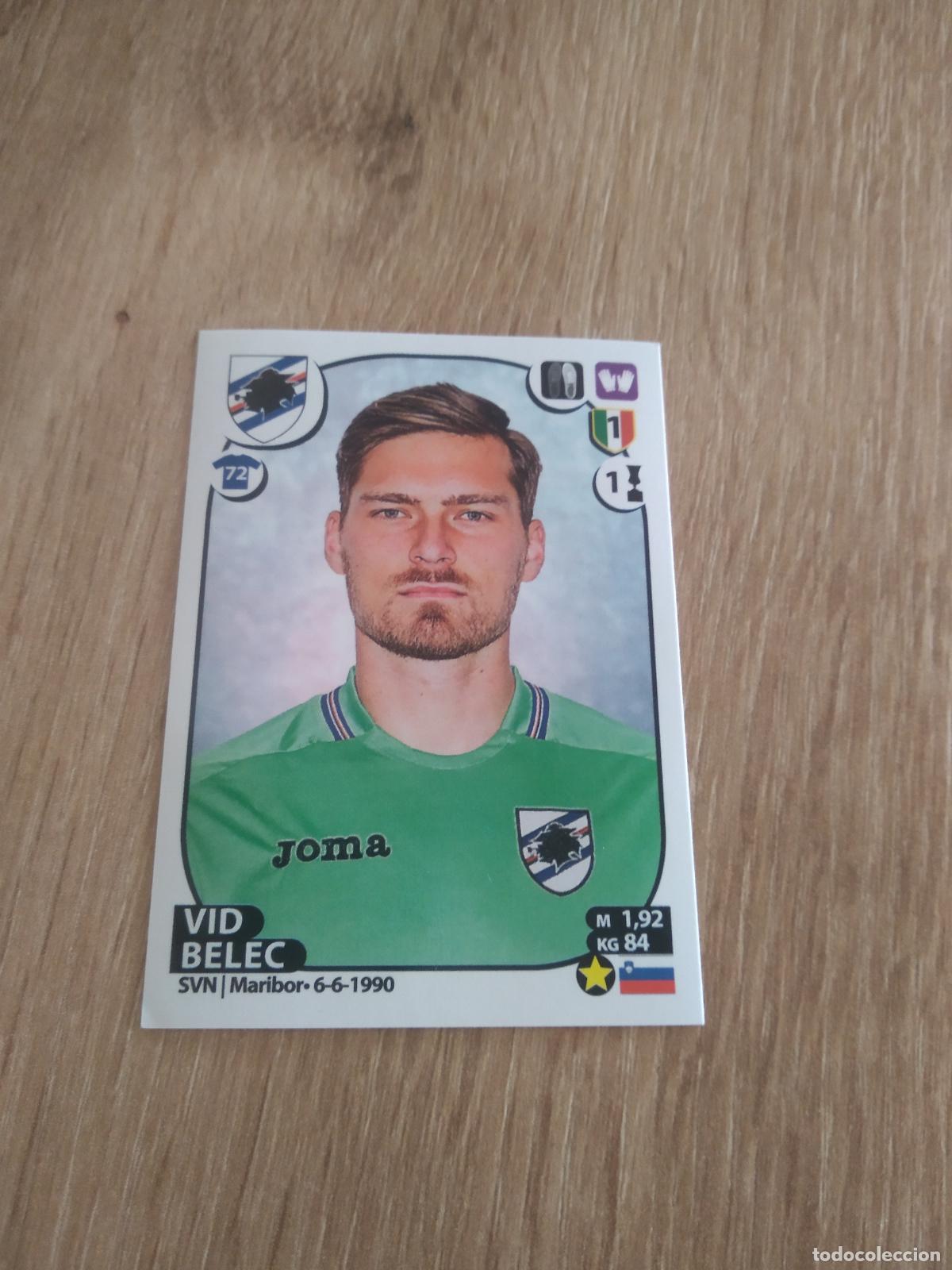 Cromos de f&uacute;tbol: M38 VID BELEC SAMPDORIA CROMO FUTBOL PANINI LIGA ITALIA 17-18 CALCIATORI 2017-2018