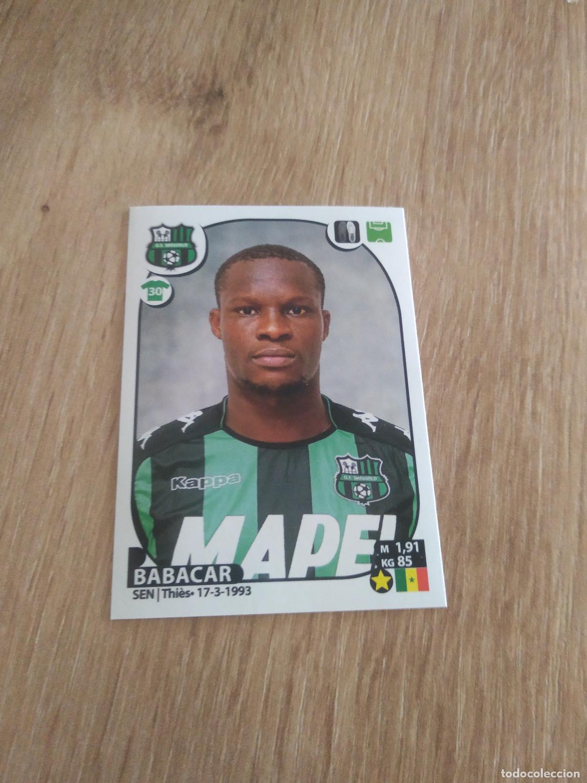 Cromos de f&uacute;tbol: M40 BABACAR SASSUOLO CROMO FUTBOL PANINI LIGA ITALIA 17-18 CALCIATORI 2017-2018