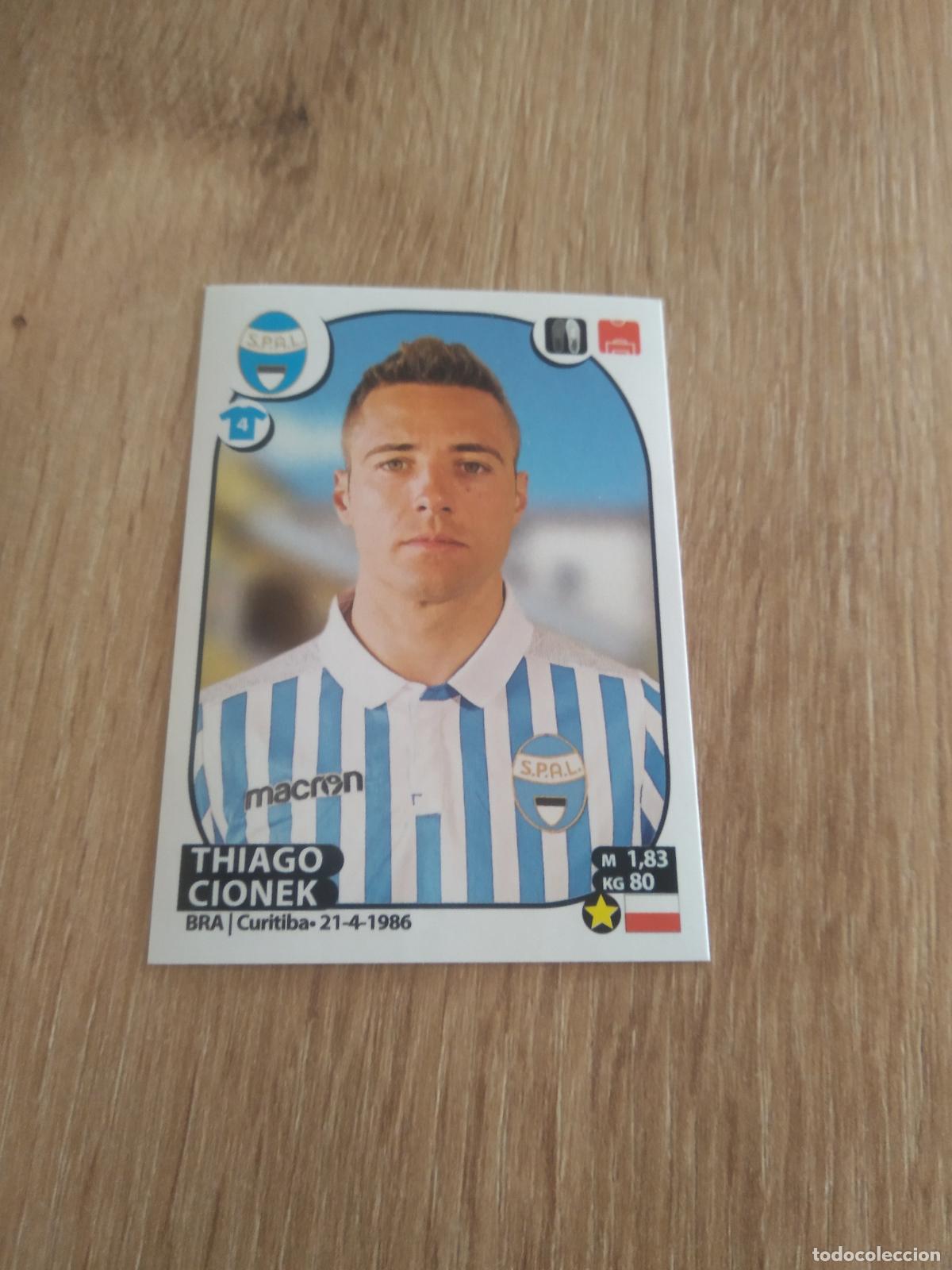 Cromos de f&uacute;tbol: M42 THIAGO CIONEK SPAL CROMO FUTBOL PANINI LIGA ITALIA 17-18 CALCIATORI 2017-2018