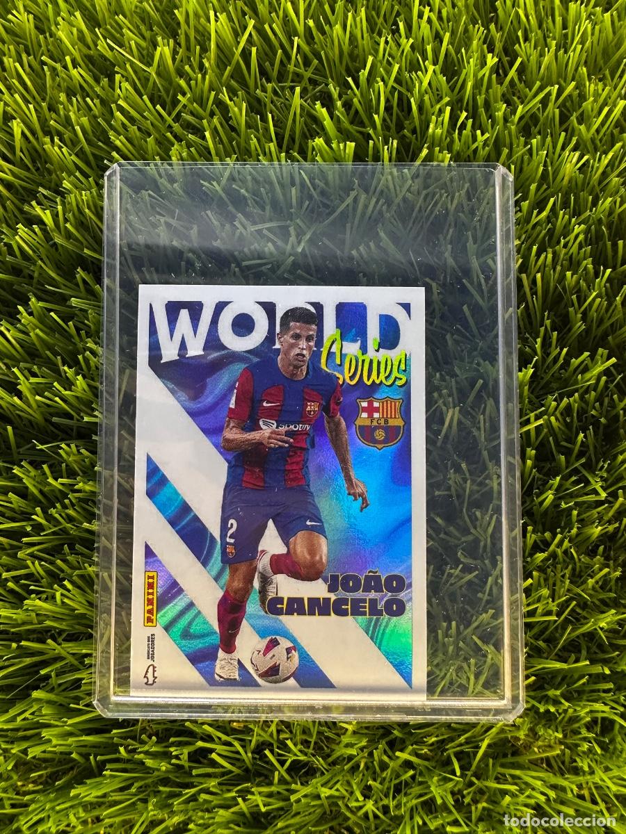 Cromos de f&uacute;tbol: N&ordm; 431 Joao Cancelo Wold Series FC Barcelona Futebol Liga Portuguesa 23 24