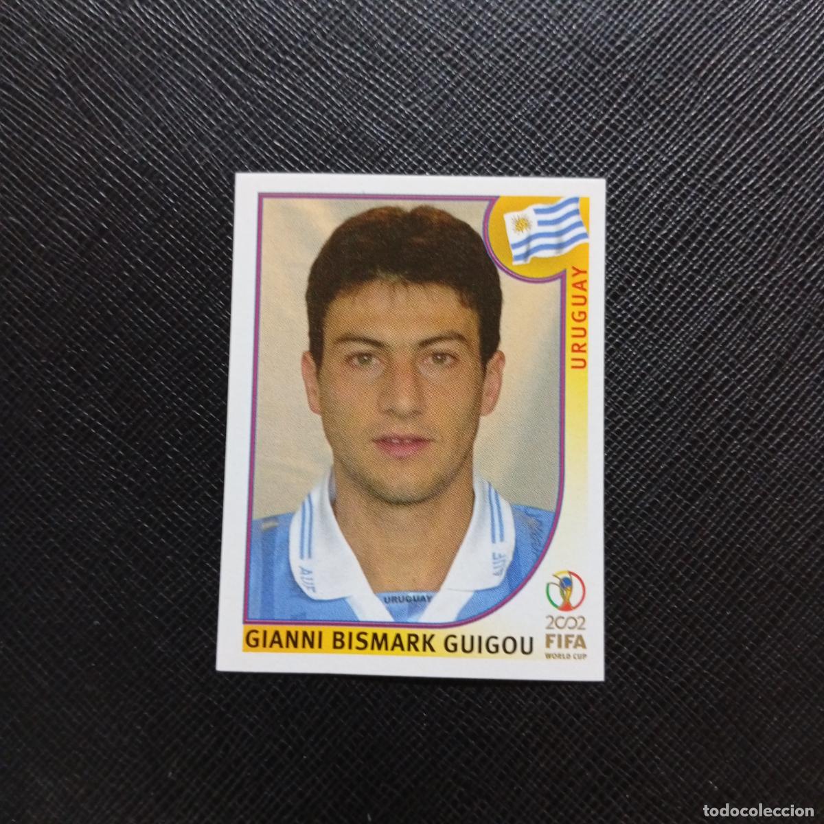 Cromos de f&uacute;tbol: 69 GUIGOU URUGUAY PANINI 2002 MUNDIAL KOREA FUTBOL 02 CROMO - SIN PEGAR - A156 PG253