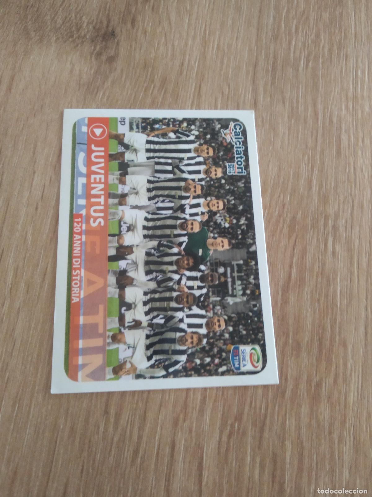 Cromos de f&uacute;tbol: C1 EQUIPO PLANTILLA JUVENTUS TURIN CROMO FUTBOL PANINI LIGA ITALIA 17-18 CALCIATORI 2017-2018
