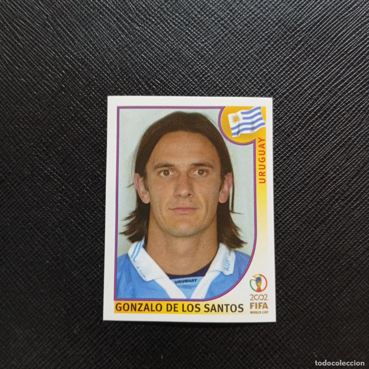 Cromos de f&uacute;tbol: 71 DE LOS SANTOS URUGUAY PANINI 2002 MUNDIAL KOREA FUTBOL 02 CROMO - SIN PEGAR - A156 PG271