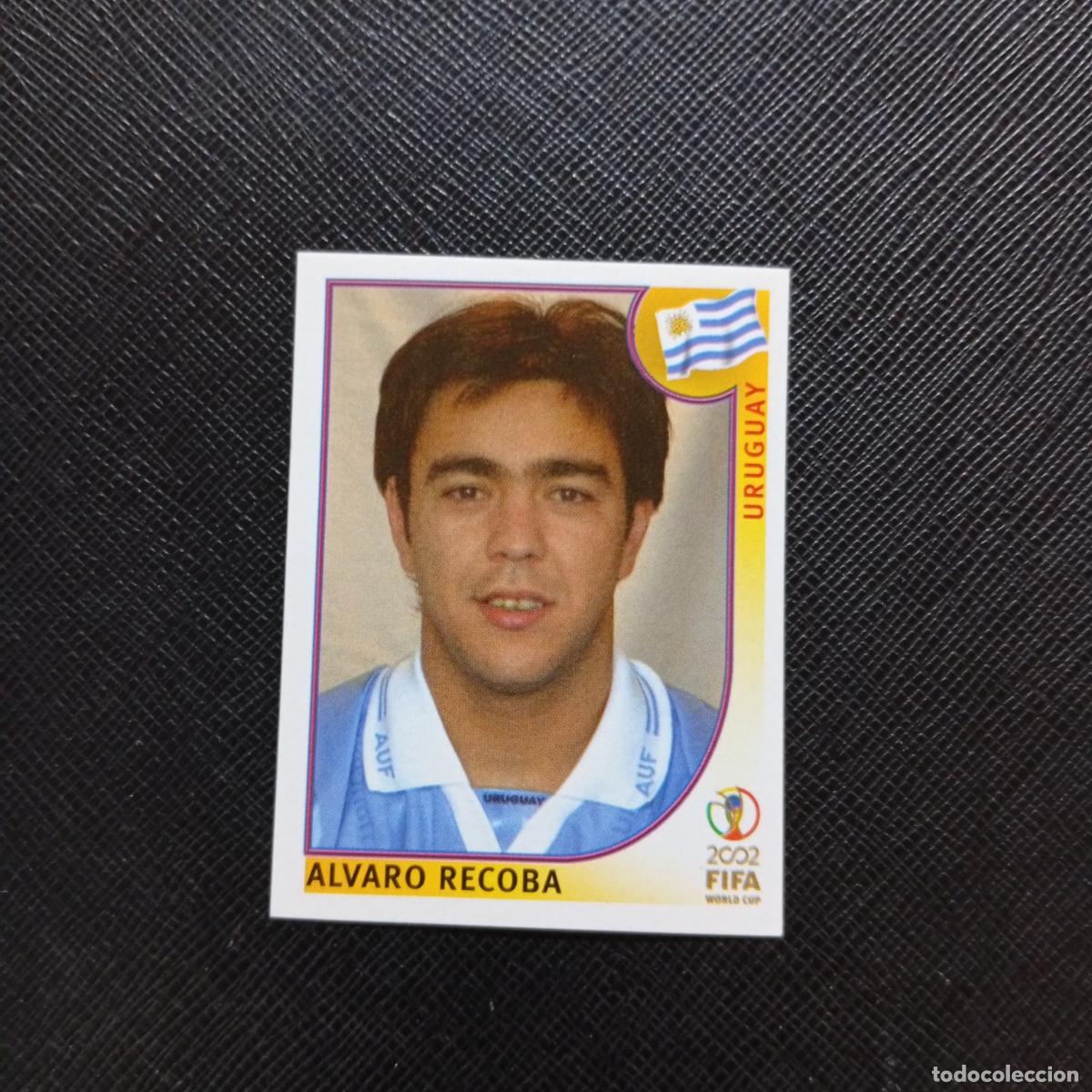 Cromos de f&uacute;tbol: 75 ALVARO RECOBA URUGUAY PANINI 2002 MUNDIAL KOREA FUTBOL 02 CROMO - SIN PEGAR - A156 PG289