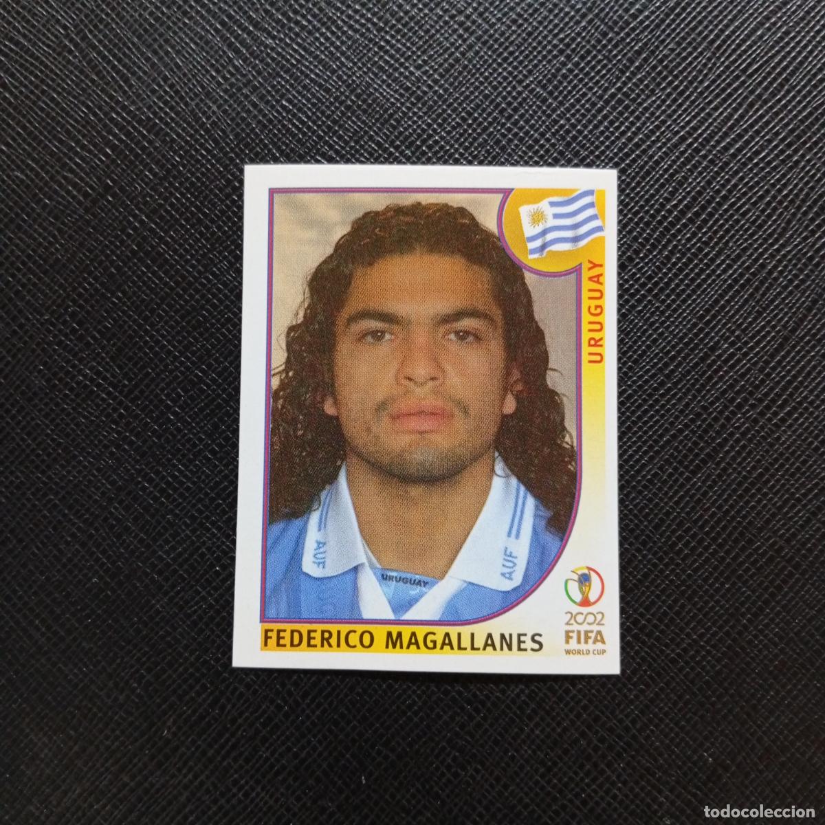 Cromos de f&uacute;tbol: 76 FEDERICO MAGALLANES URUGUAY PANINI 2002 MUNDIAL KOREA FUTBOL 02 CROMO - SIN PEGAR - A156 PG289