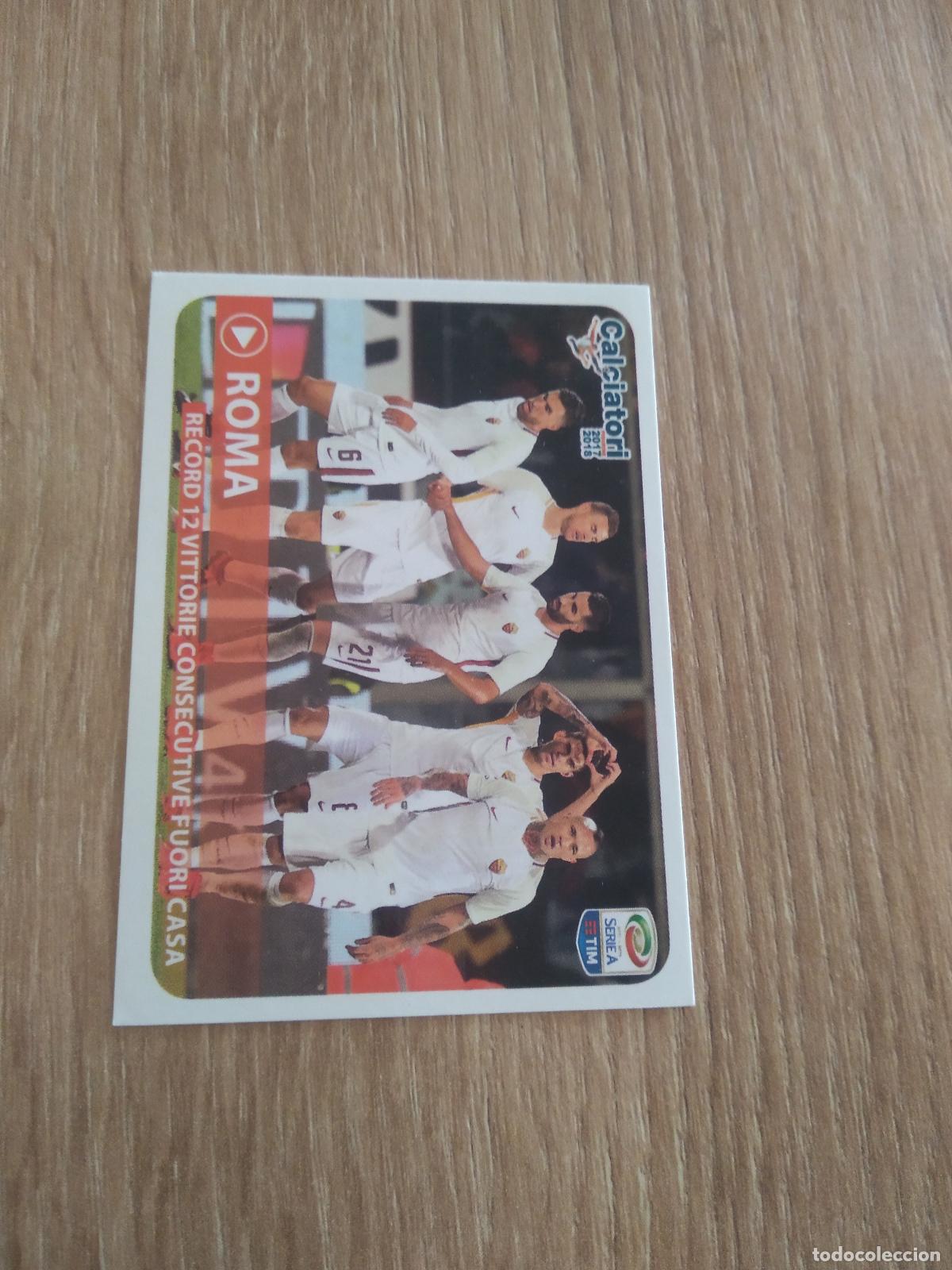Cartes &agrave; collectionner de Football: C5 EQUIPO PLANTILLA ROMA CROMO FUTBOL PANINI LIGA ITALIA 17-18 CALCIATORI 2017-2018