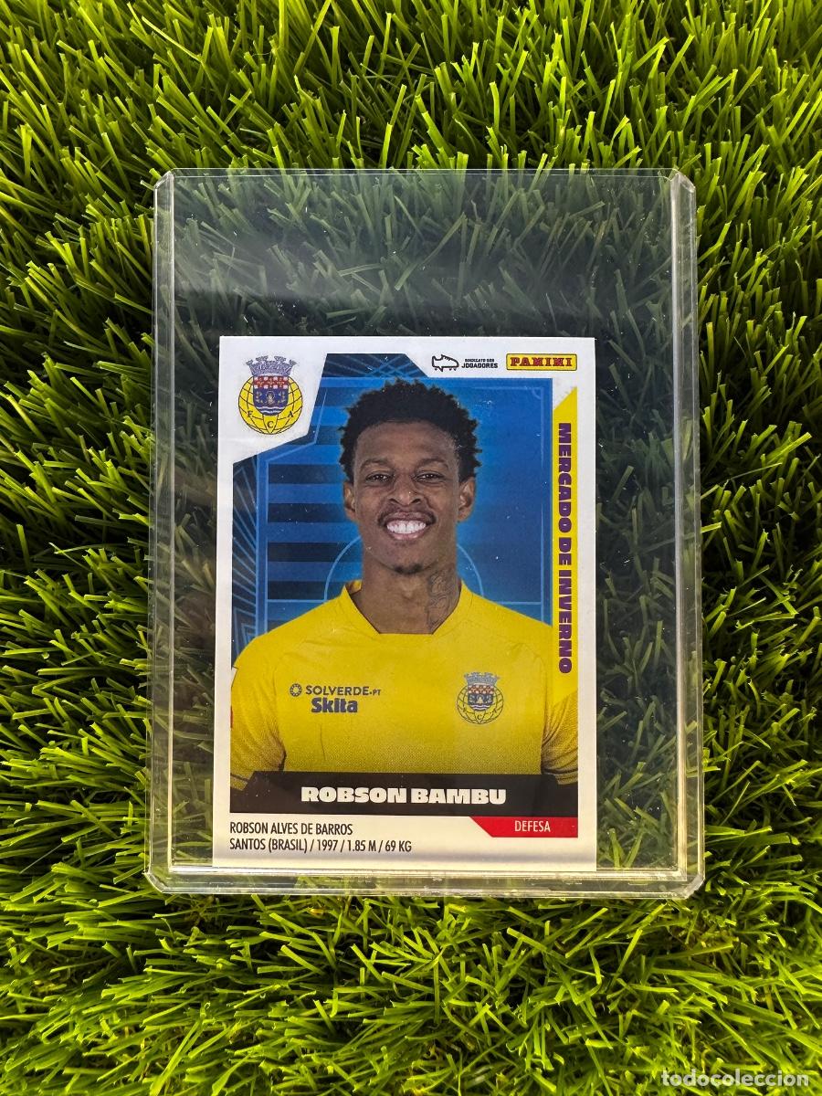 Cartes &agrave; collectionner de Football: N&ordm; 442 Robson Bambu Mercado de Invierno Arouca Futebol Liga Portuguesa 23 24