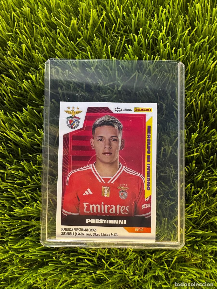 Cromos de Futebol: N&ordm; 446 Prestianni Mercado de Invierno SL Benfica Futebol Liga Portuguesa 23 24