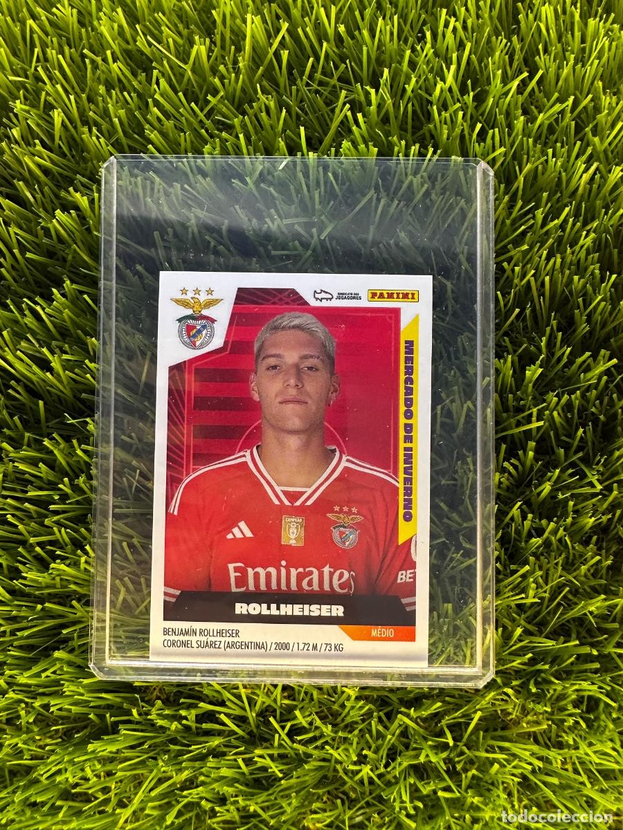 Cromos de f&uacute;tbol: N&ordm; 447 Rollheiser Mercado de Invierno SL Benfica Futebol Liga Portuguesa 23 24