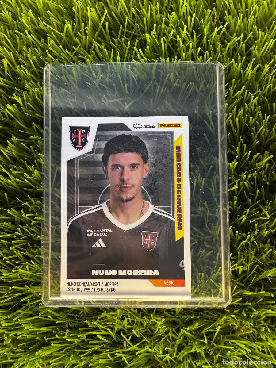 Cromos de f&uacute;tbol: N&ordm; 453 Nuno Moreira Mercado de Invierno Casa Pia Futebol Liga Portuguesa 23 24
