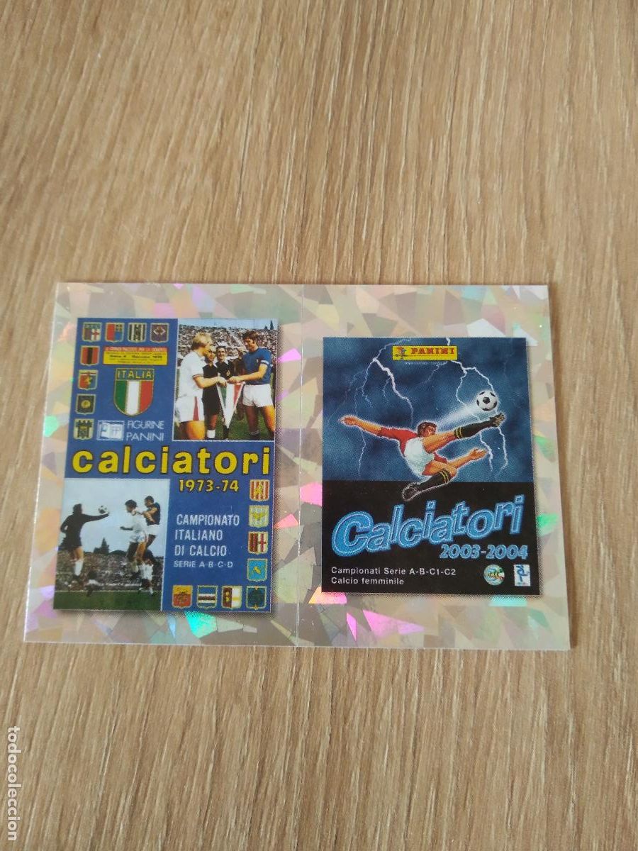 Cromos de f&uacute;tbol: 17 PORTADA 73-74 Y 2003-2004 CROMO FUTBOL PANINI LIGA ITALIA 20-21 CALCIATORI 2020-2021