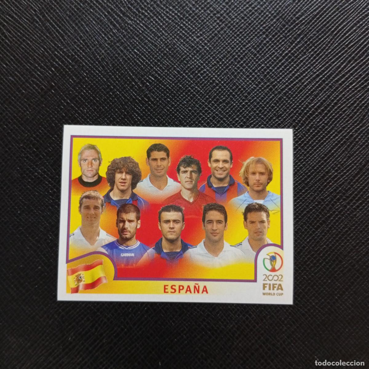 Cromos de f&uacute;tbol: 97 ALINEACION ESPA&Ntilde;A PANINI 2002 MUNDIAL KOREA FUTBOL 02 CROMO - SIN PEGAR - A156 PG397