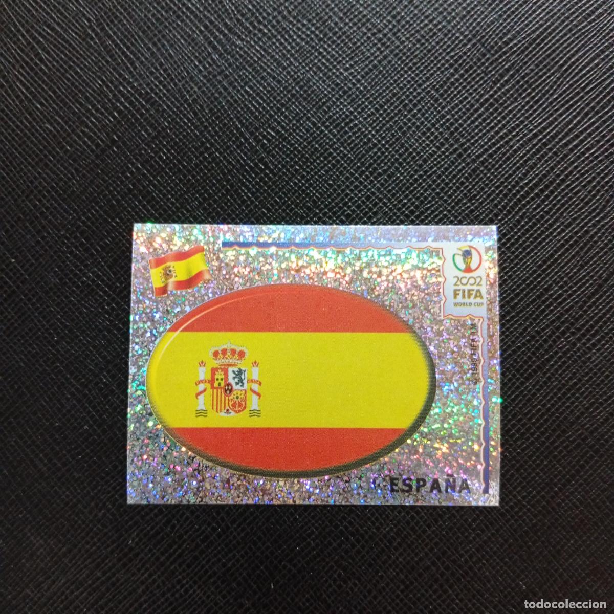 Cromos de f&uacute;tbol: 98 ESCUDO ESPA&Ntilde;A PANINI 2002 MUNDIAL KOREA FUTBOL 02 CROMO - SIN PEGAR - A156 PG397