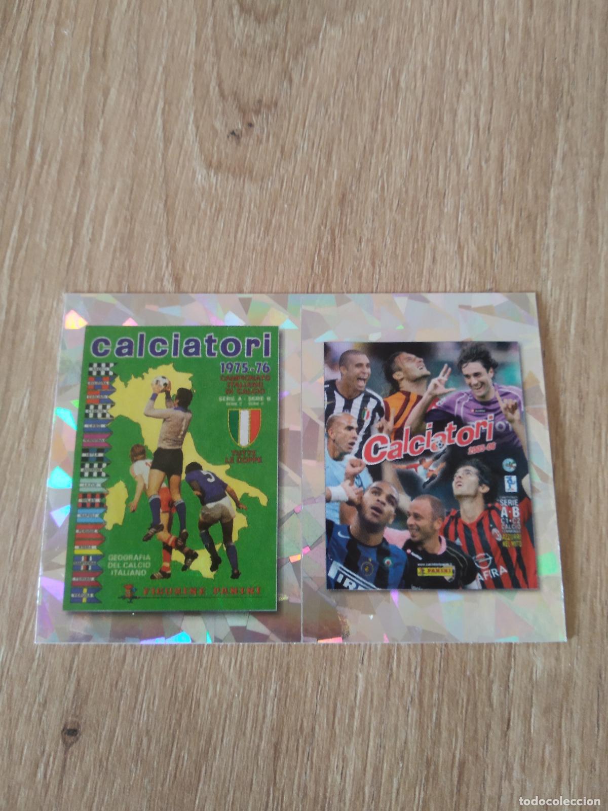 Cromos de f&uacute;tbol: 19 PORTADA 75-76 Y 2005-2006 CROMO FUTBOL PANINI LIGA ITALIA 20-21 CALCIATORI 2020-2021