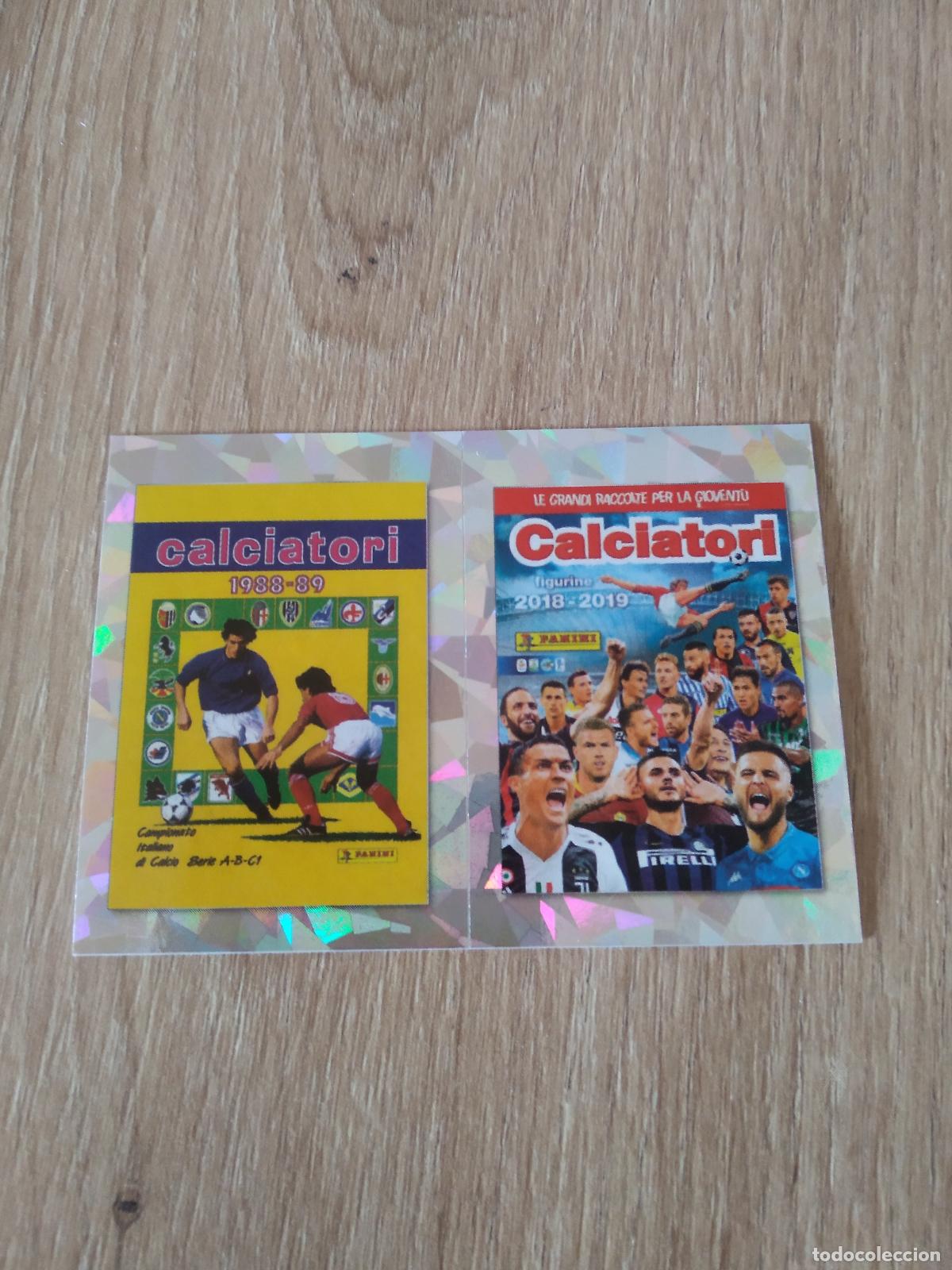 Cromos de f&uacute;tbol: 32 PORTADA 88-89 Y 2018-2019 CROMO FUTBOL PANINI LIGA ITALIA 20-21 CALCIATORI 2020-2021