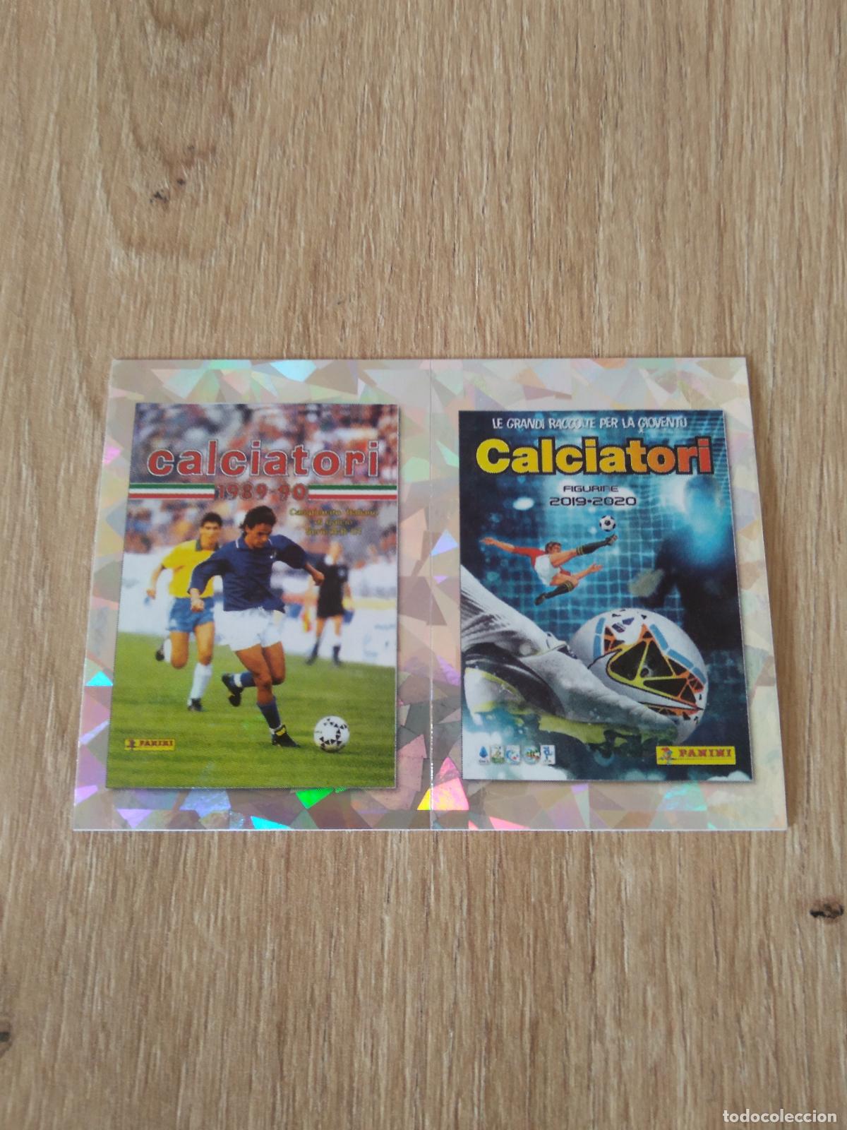 Cromos de f&uacute;tbol: 33 PORTADA 89-90 Y 2019-2020 CROMO FUTBOL PANINI LIGA ITALIA 20-21 CALCIATORI 2020-2021