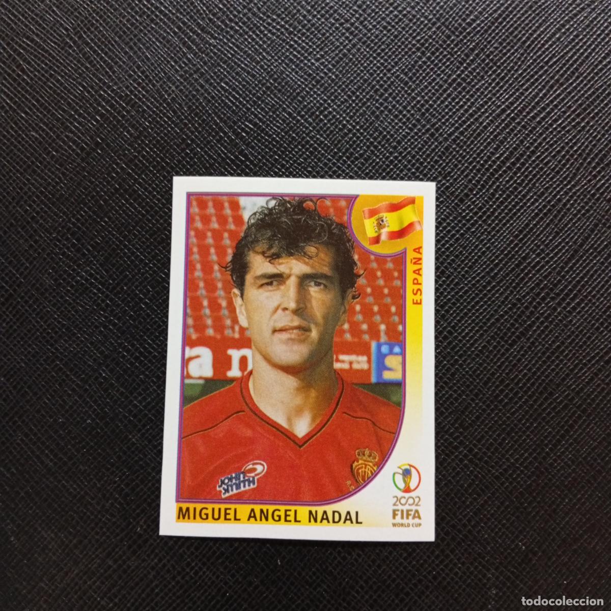 Cromos de f&uacute;tbol: 102 MIGUEL ANGEL NADAL ESPA&Ntilde;A PANINI 2002 MUNDIAL KOREA FUTBOL 02 CROMO - SIN PEGAR - A156 PG397