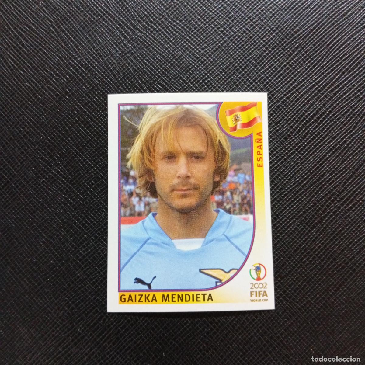 Cromos de f&uacute;tbol: 107 GAIZKA MENDIETA ESPA&Ntilde;A PANINI 2002 MUNDIAL KOREA FUTBOL 02 CROMO - SIN PEGAR - A156 PG397
