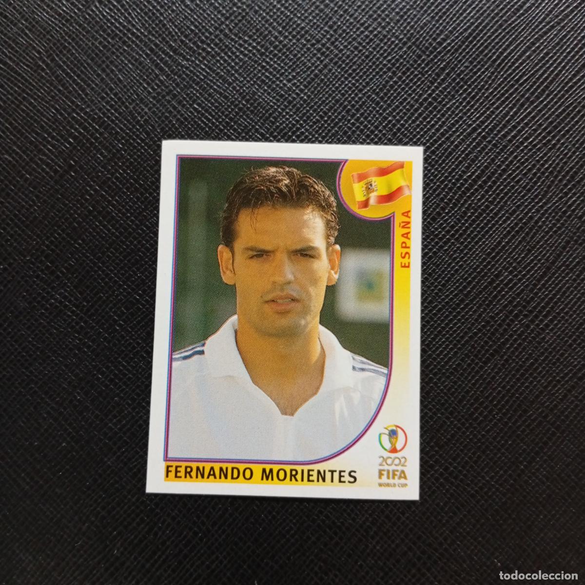 Cromos de f&uacute;tbol: 112 FERNANDO MORIENTES ESPA&Ntilde;A PANINI 2002 MUNDIAL KOREA FUTBOL 02 CROMO - SIN PEGAR - A156 PG397