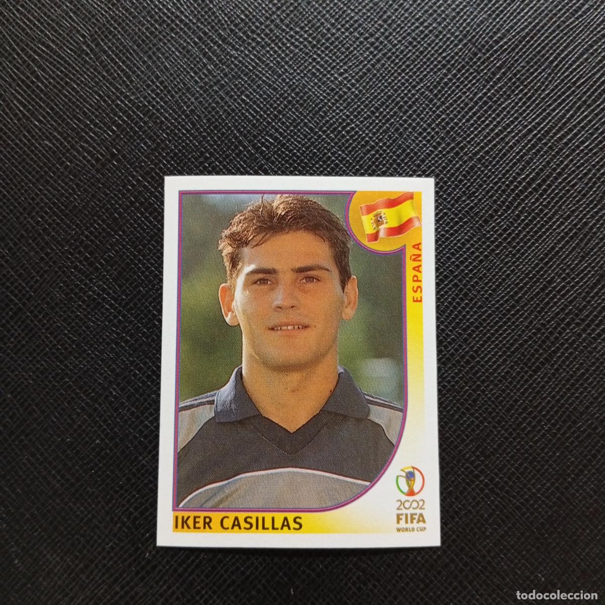 Cromos de f&uacute;tbol: 114 IKER CASILLAS ESPA&Ntilde;A PANINI 2002 MUNDIAL KOREA FUTBOL 02 CROMO - SIN PEGAR - A156 PG397