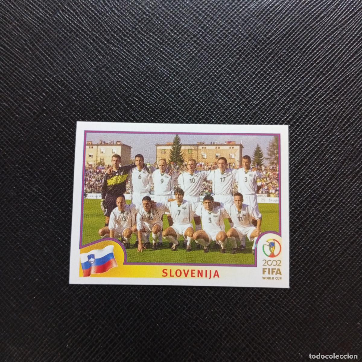 Cromos de f&uacute;tbol: 115 ALINEACION ESLOVENIA PANINI 2002 MUNDIAL KOREA FUTBOL 02 CROMO - SIN PEGAR - A156 PG397