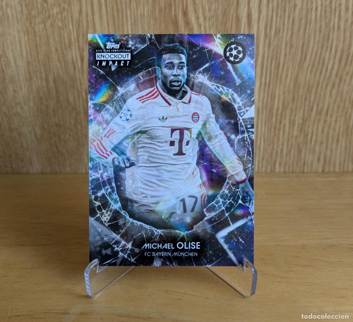 Cartes &agrave; collectionner de Football: TOPPS KNOCKOUT UCC 2024-2025 - MICHAEL OLISE - IMPACT - BAYERN MUNICH