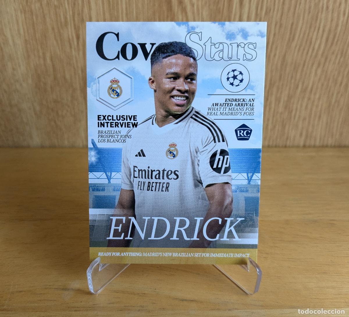 Cromos de f&uacute;tbol: TOPPS UCC FLAGSHIP 2024-2025 - ENDRICK - COVER STARS - REAL MADRID - CS-13 - ROOKIE