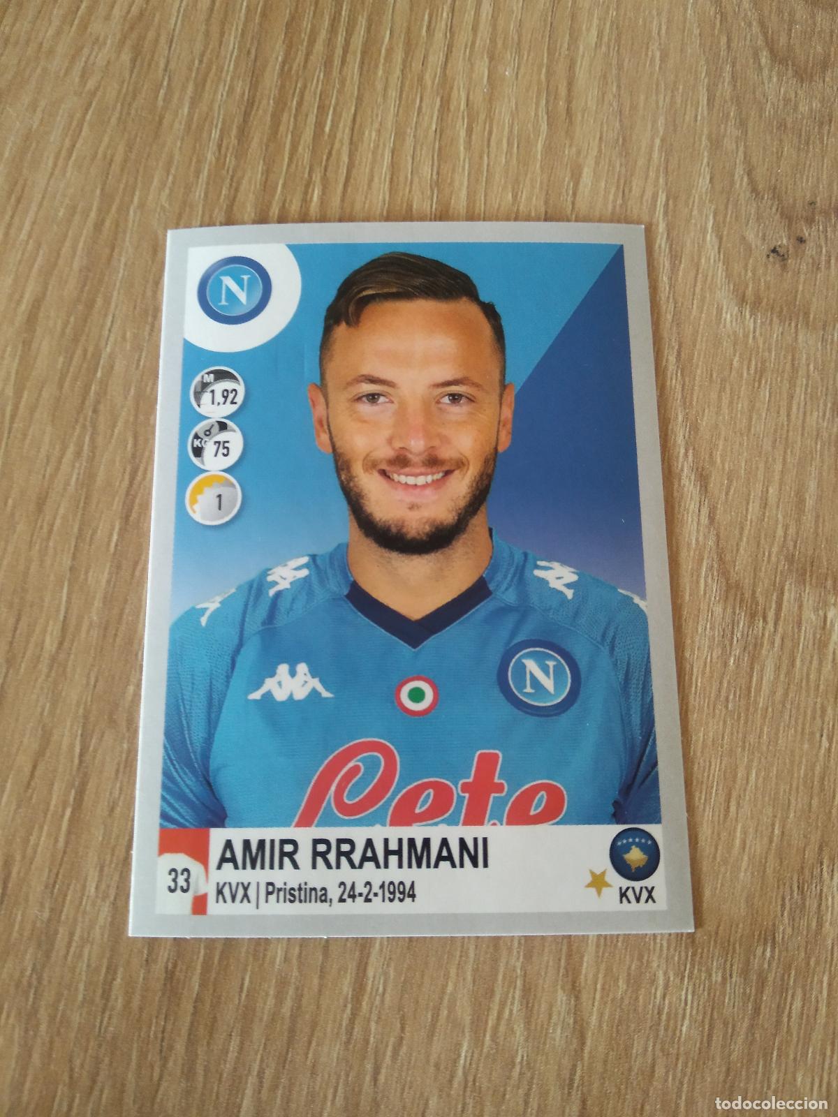 Cromos de f&uacute;tbol: 353 AMIR RRAHMANI NAPOLES NAPOLI CROMO FUTBOL PANINI LIGA ITALIA 20-21 CALCIATORI 2020-2021