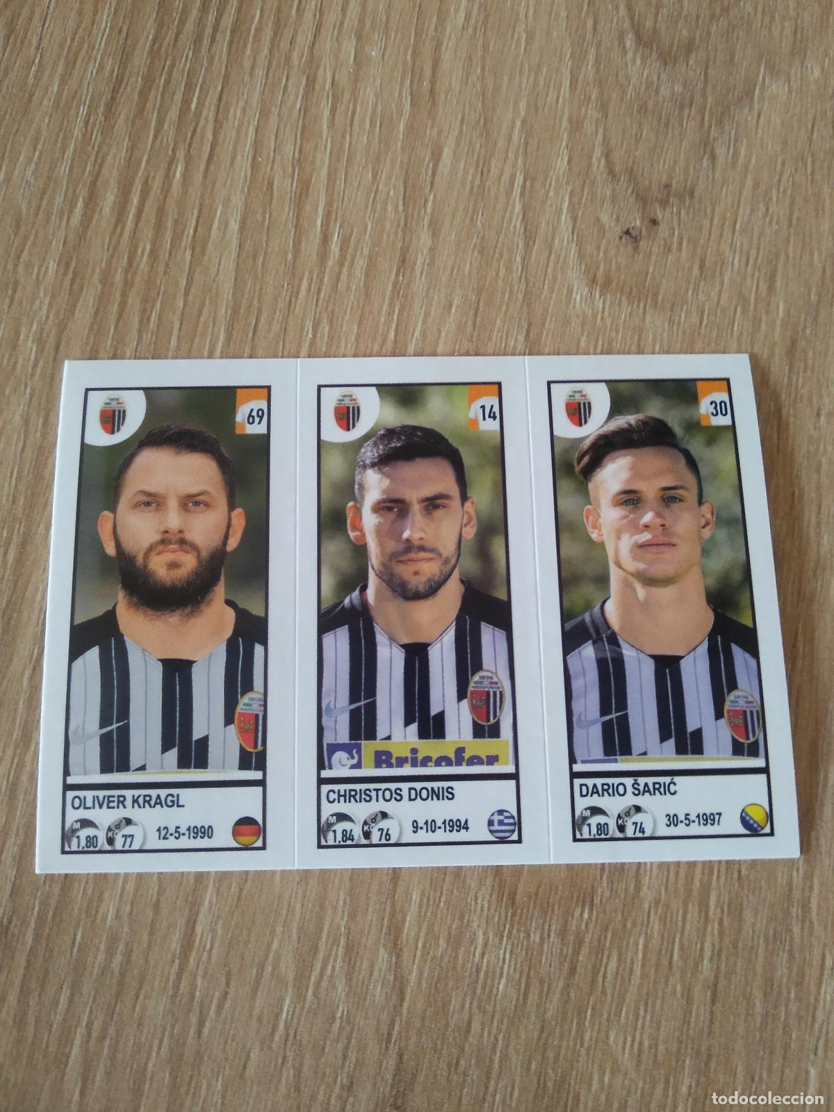 Cromos de f&uacute;tbol: 593 KRAGL DONIS SARIC CROMO FUTBOL PANINI LIGA ITALIA 20-21 CALCIATORI 2020-2021