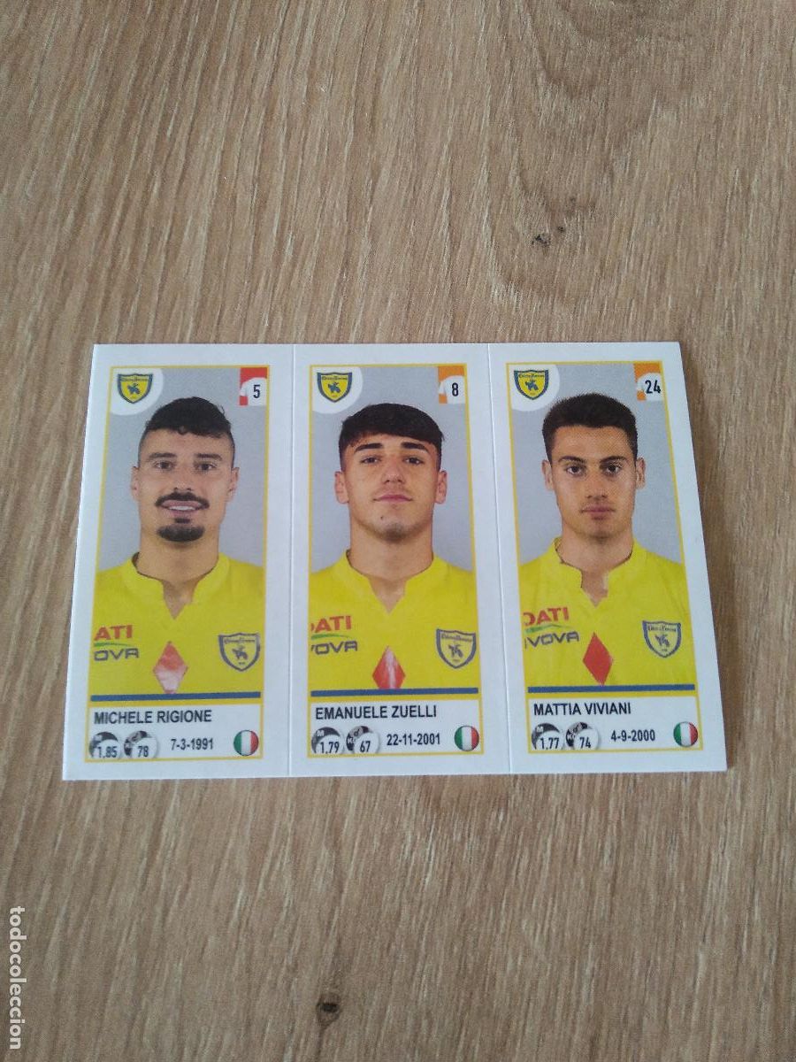 Cromos de f&uacute;tbol: 606 RIGIONE ZUELLI VIVIANI CROMO FUTBOL PANINI LIGA ITALIA 20-21 CALCIATORI 2020-2021
