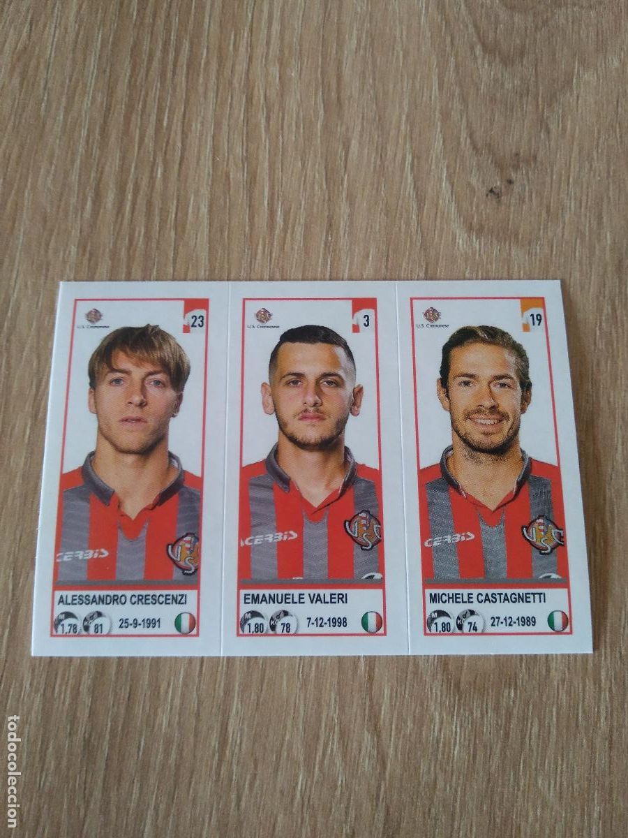 Cromos de f&uacute;tbol: 627 CRESCENZI VALERI CASTAGNETTI CROMO FUTBOL PANINI LIGA ITALIA 20-21 CALCIATORI 2020-2021