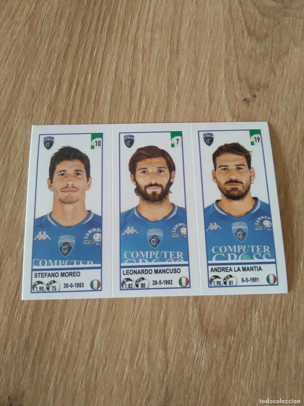 Cromos de f&uacute;tbol: 637 MOREO MANCUSO LA MANTIA EMPOLI CROMO FUTBOL PANINI LIGA ITALIA 20-21 CALCIATORI 2020-2021