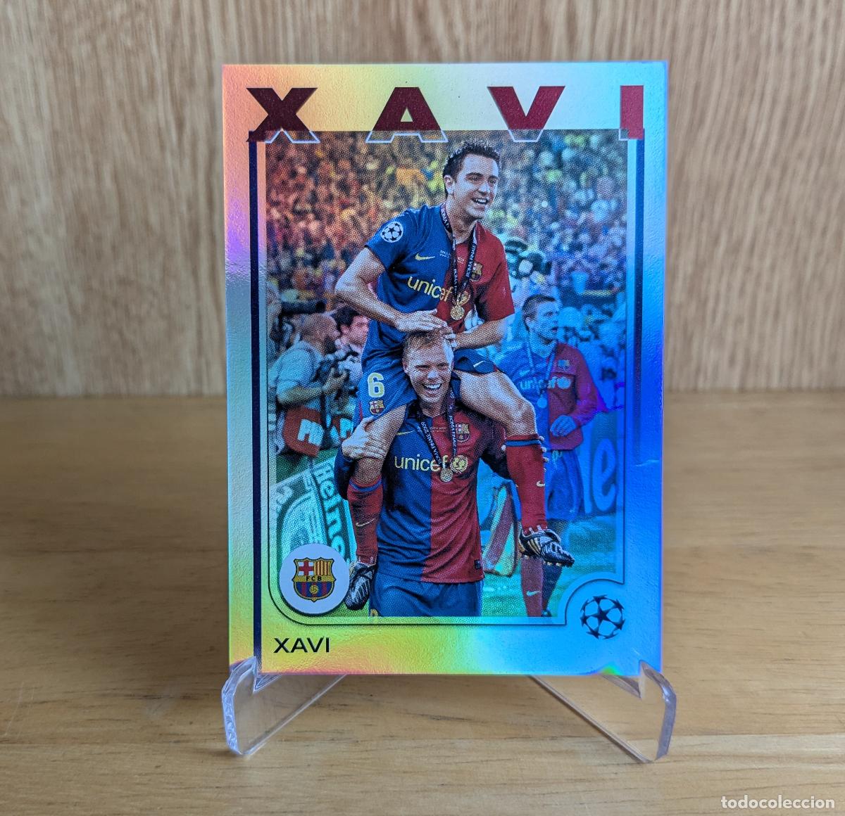Cromos de f&uacute;tbol: TOPPS UCC FLAGSHIP 2024-2025 - XAVI - VARIACI&Oacute;N IMAGEN - FC BARCELONA