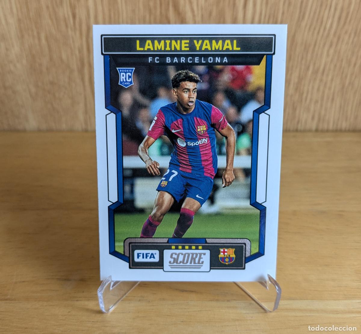 Cromos de f&uacute;tbol: PANINI SCORE FIFA 2023-2024 - LAMINE YAMAL - FC BARCELONA - ROOKIE - N&ordm; 95
