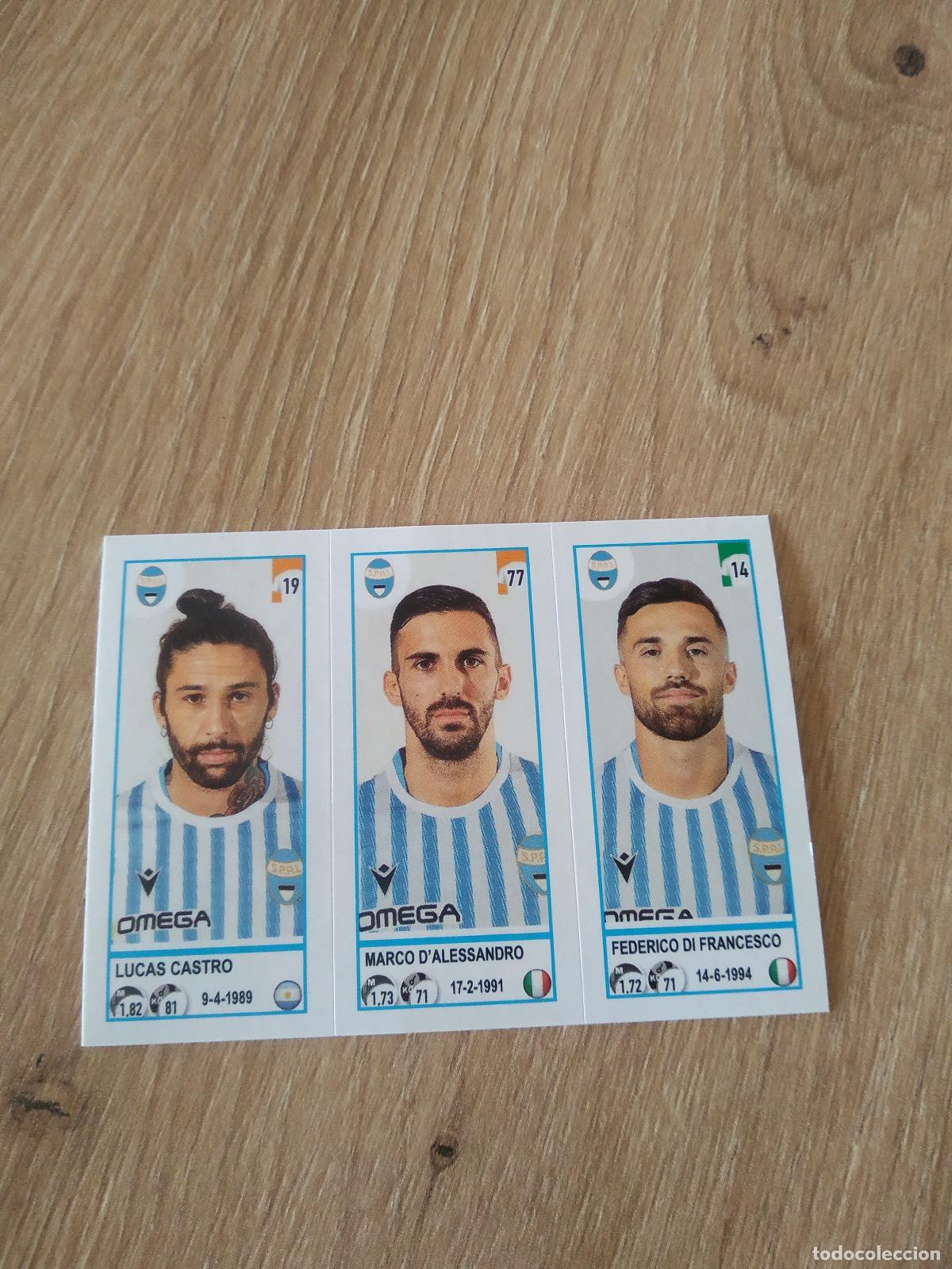 Cromos de f&uacute;tbol: 713 CASTRO D'ALESSANDRO DI FRANCESCO SPAL CROMO FUTBOL PANINI LIGA ITALIA 20-21 CALCIATORI 2020-2021
