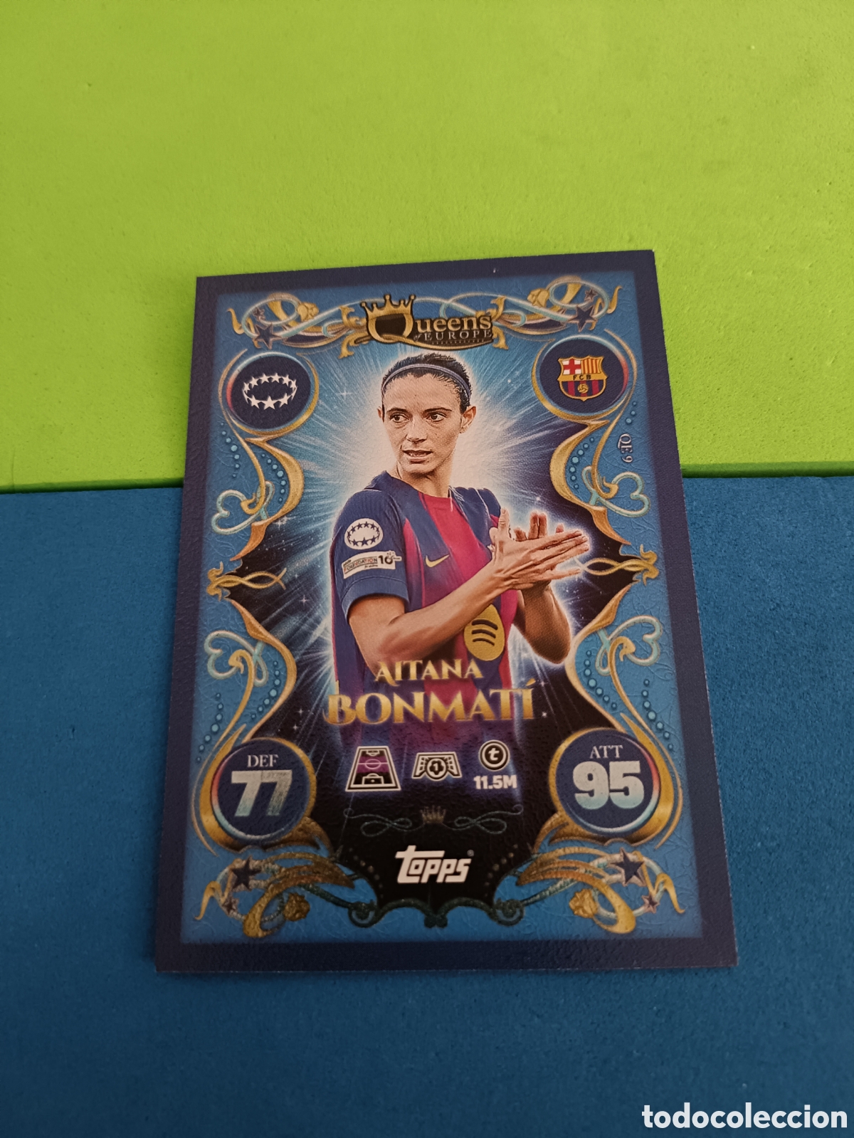 Cromos de f&uacute;tbol: Topps Match Attax 2025 2026 25 26 - Queens of Europe QE 9 Aitana bonmati