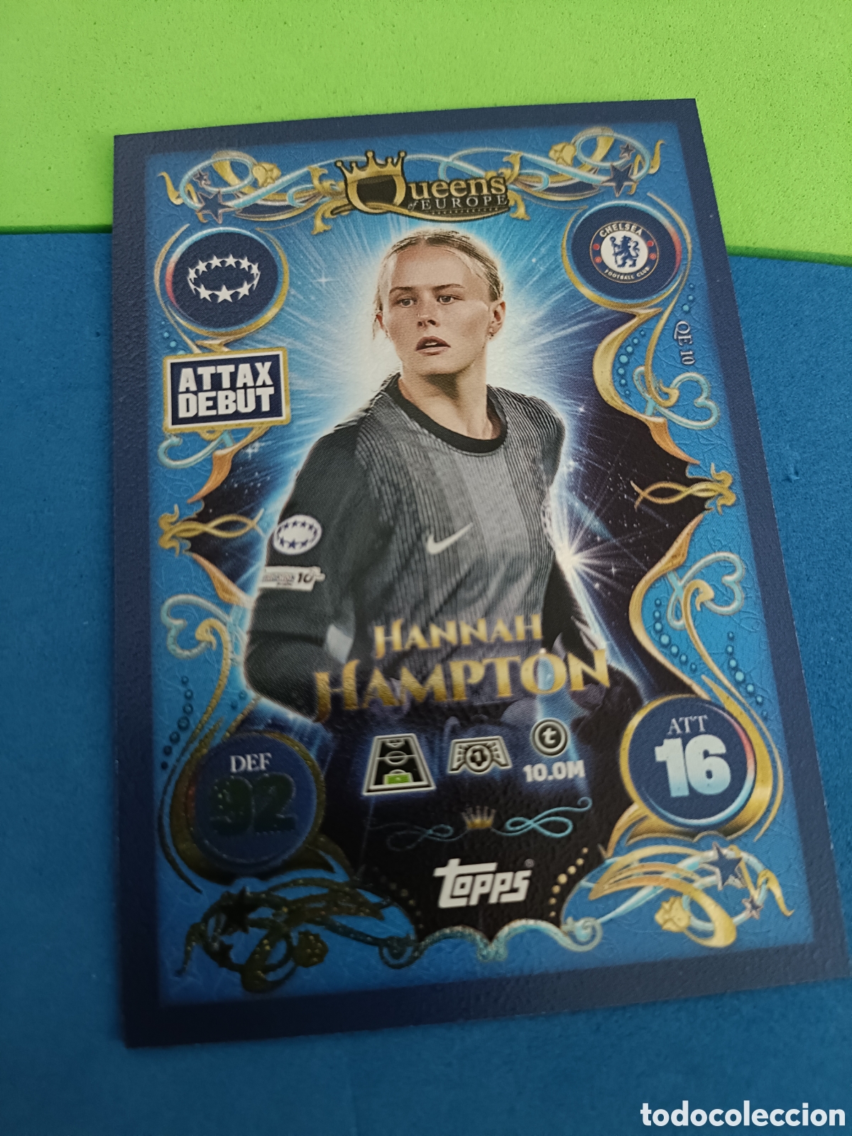 Cromos de f&uacute;tbol: Topps Match Attax 2025 2026 25 26 - Queens of Europe QE 10 Hampton