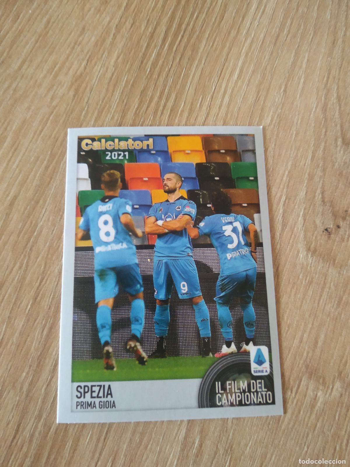 Cromos de f&uacute;tbol: C2 EQUIPO PLANTILLA SPEZIA CROMO FUTBOL PANINI LIGA ITALIA 20-21 CALCIATORI 2020-2021