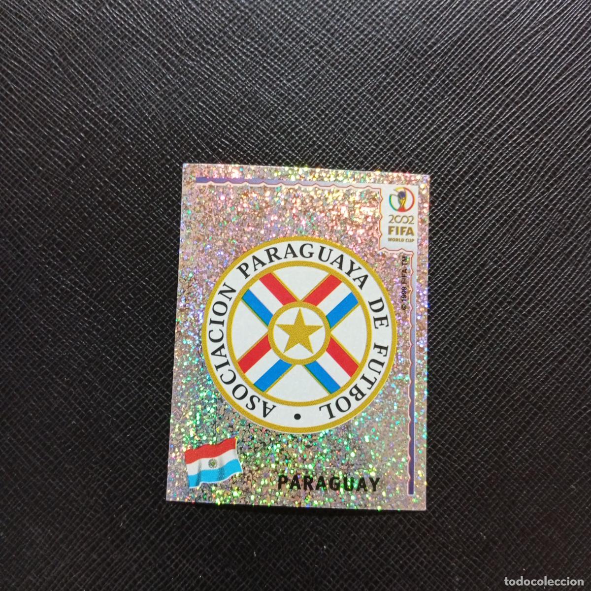 Cromos de f&uacute;tbol: 134 ESCUDO PARAGUAY PANINI 2002 MUNDIAL KOREA FUTBOL 02 CROMO - SIN PEGAR - A156 PG424
