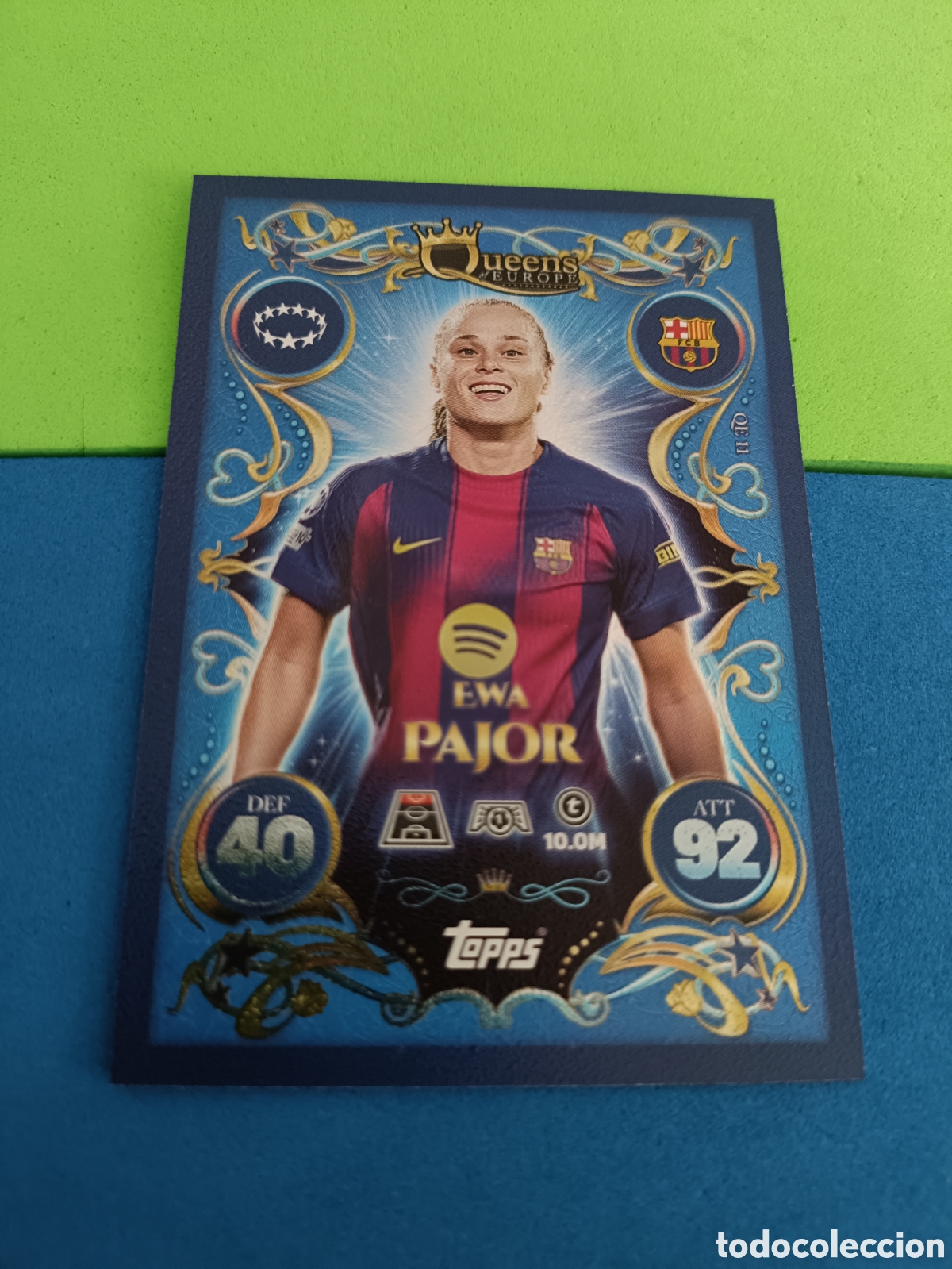 Cromos de f&uacute;tbol: Topps Match Attax 2025 2026 25 26 - Queens of Europe QE 11 EWA Pajor Barcelona