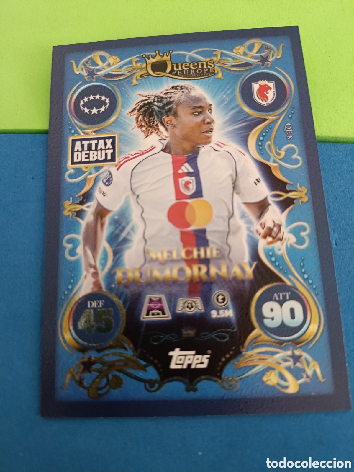 Cromos de f&uacute;tbol: Topps Match Attax 2025 2026 25 26 - Queens of Europe QE 8 Dumornay