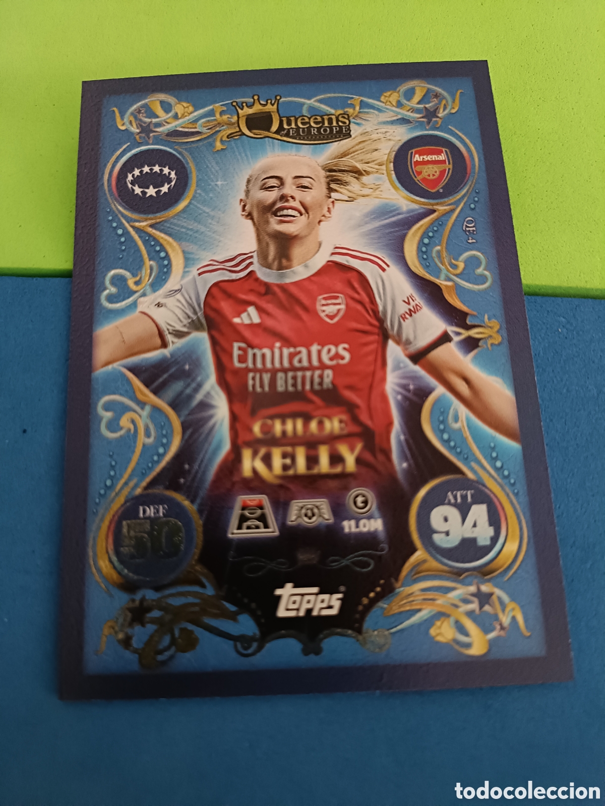 Cromos de f&uacute;tbol: Topps Match Attax 2025 2026 25 26 - Queens of Europe QE 4 Chloe Kelly