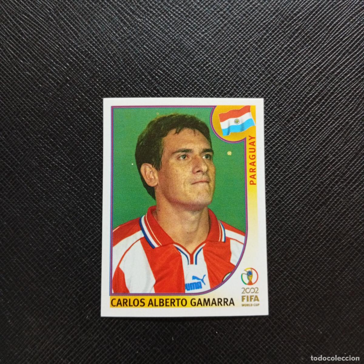 Cromos de f&uacute;tbol: 137 GAMARRA PARAGUAY PANINI 2002 MUNDIAL KOREA FUTBOL 02 CROMO - SIN PEGAR - A156 PG424