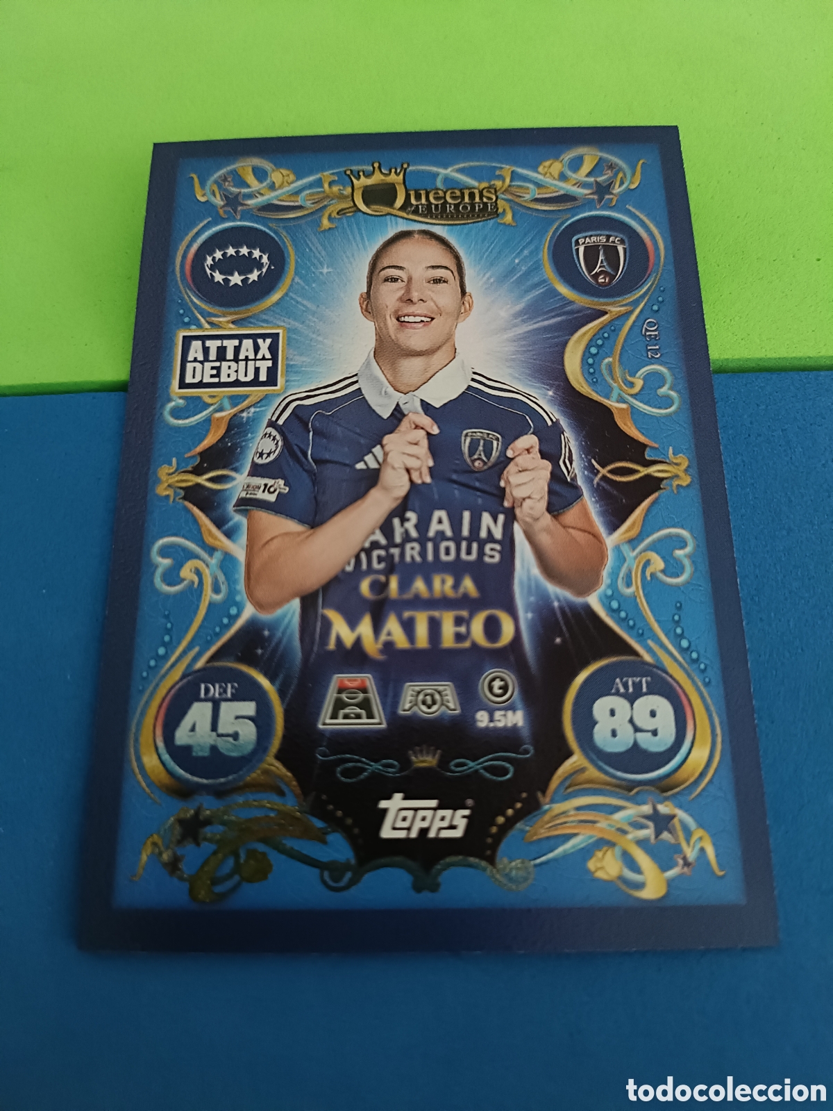Cromos de f&uacute;tbol: Topps Match Attax 2025 2026 25 26 - Queens of Europe QE 12 Clara Mateo