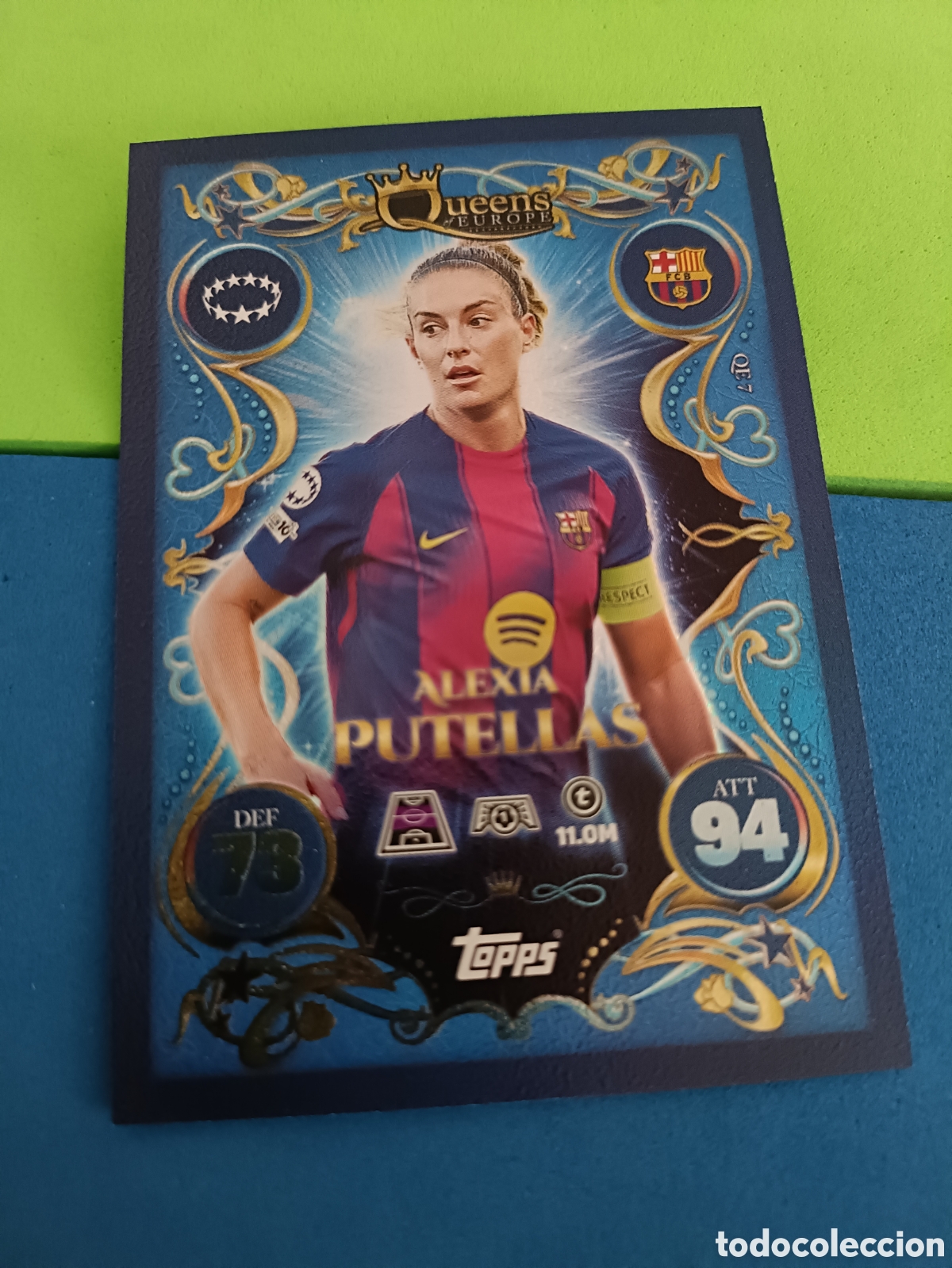 Cromos de f&uacute;tbol: Topps Match Attax 2025 2026 25 26 - Queens of Europe QE 7 Alexia Putellas